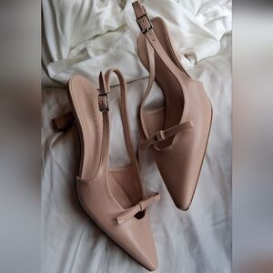 🆕️The Belle Elegant Beige Slingback Heels